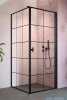 Radaway Nes 8 Black Kdj I Factory kabina 90x80cm prawa czarny mat/szkło przejrzyste 10072090-54-55R/10089080-54-55